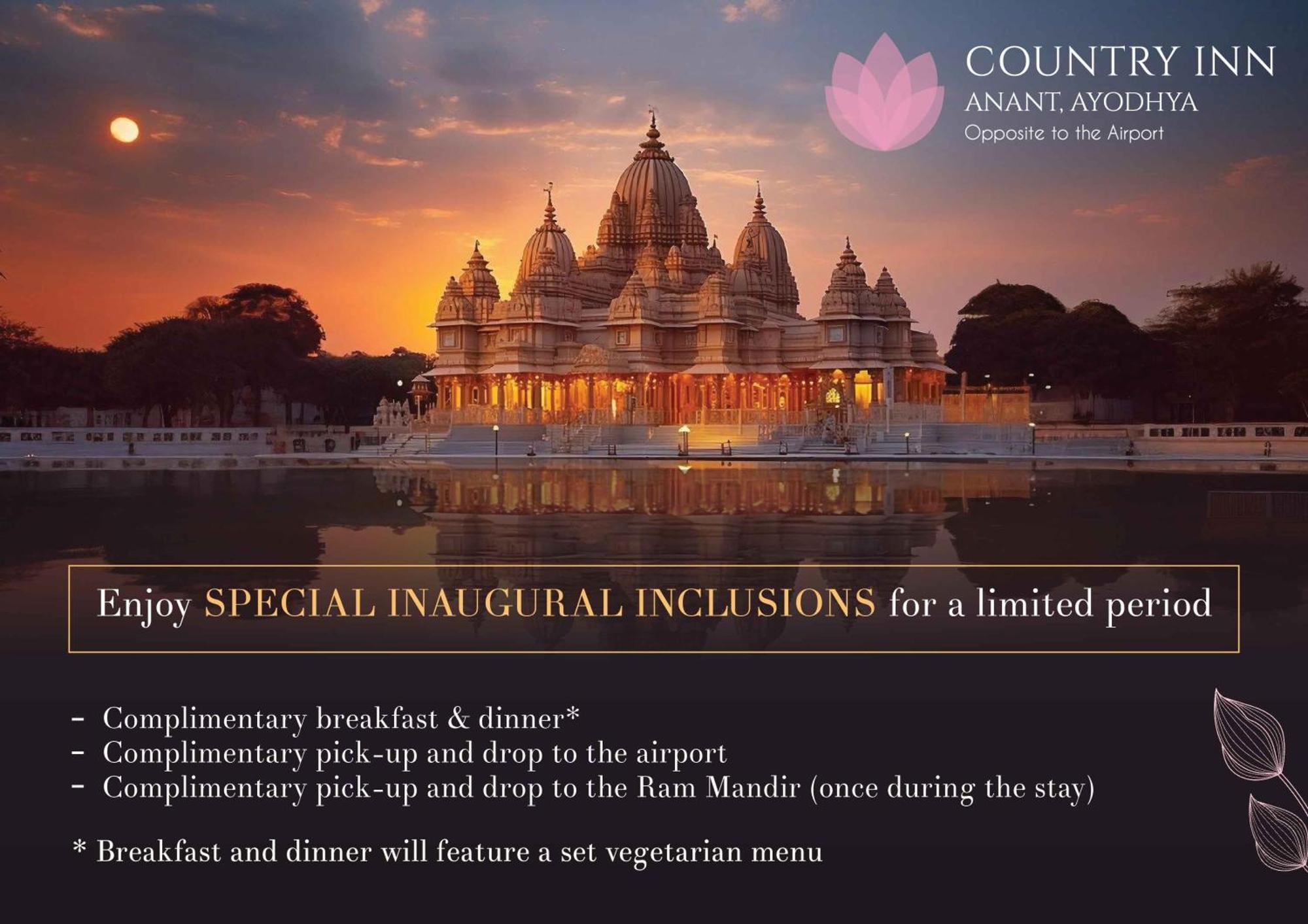 Country Inn Ayodhya - Opposite Airport Exterior photo
